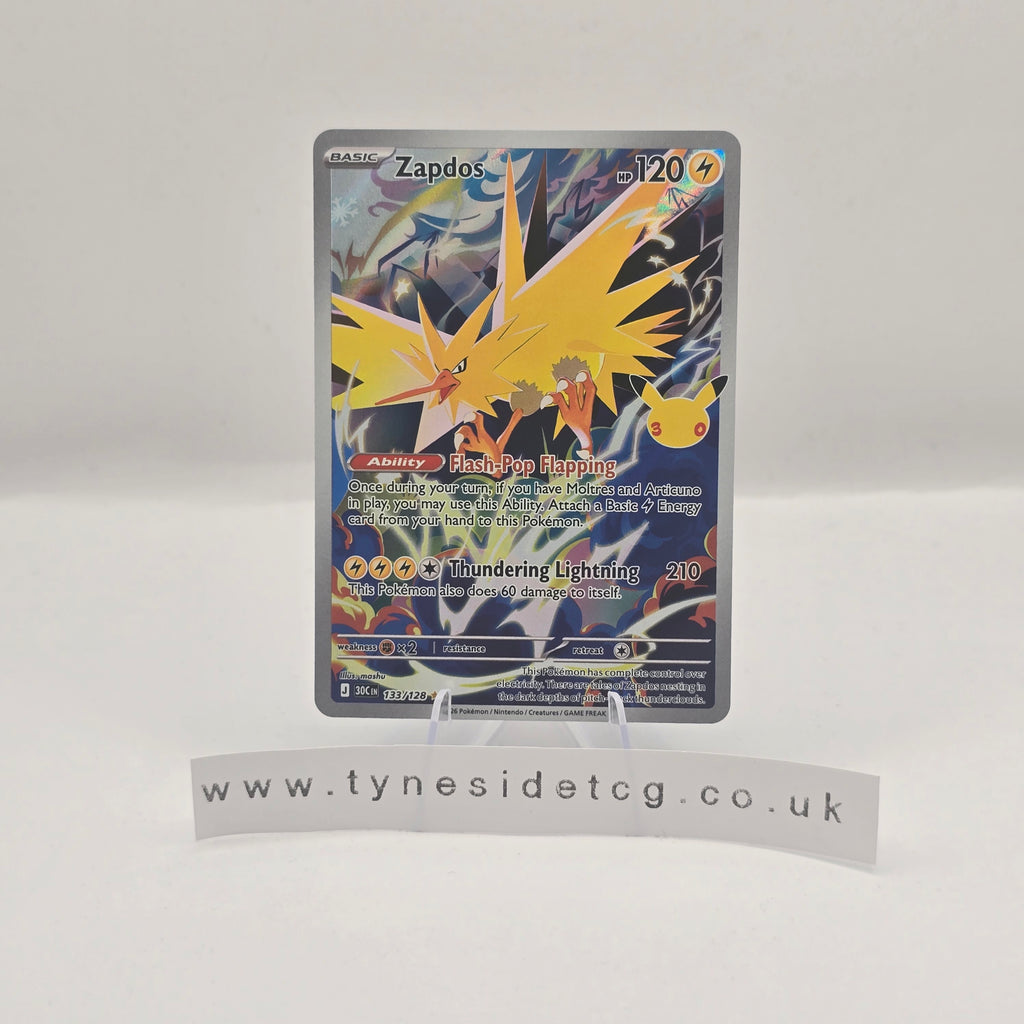 Zapdos 133/128 - 30th Celebration (English Single)