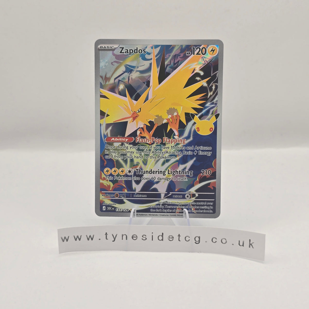 Zapdos 133/128 - 30th Celebration (English Single)