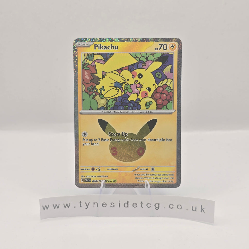 Pikachu 048/128 - 30th Celebration (English Single)