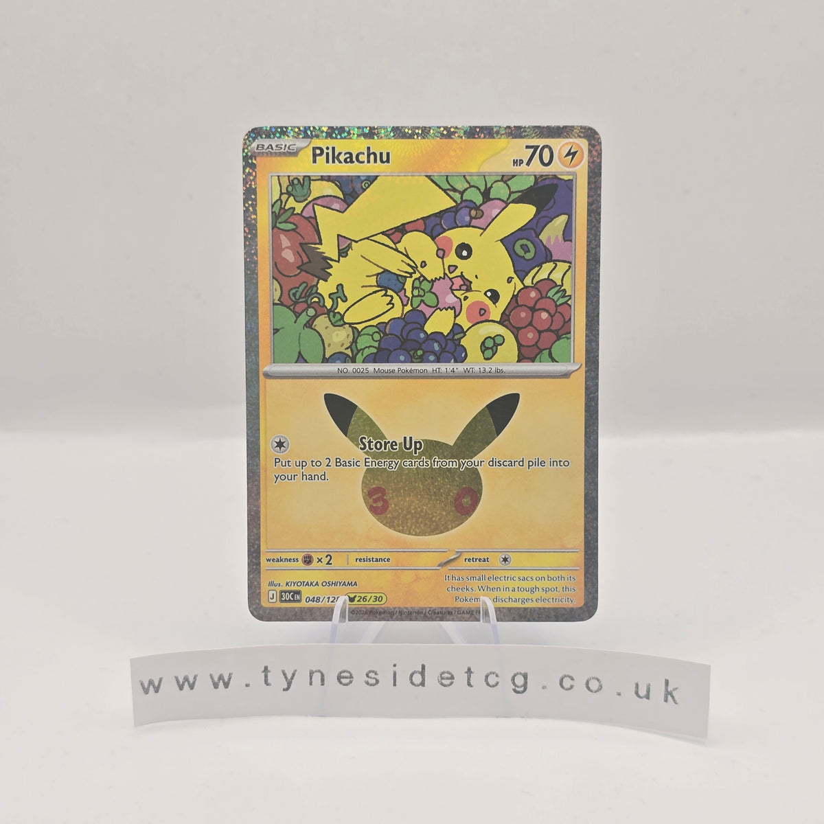 Pikachu 048/128 - 30th Celebration (English Single)
