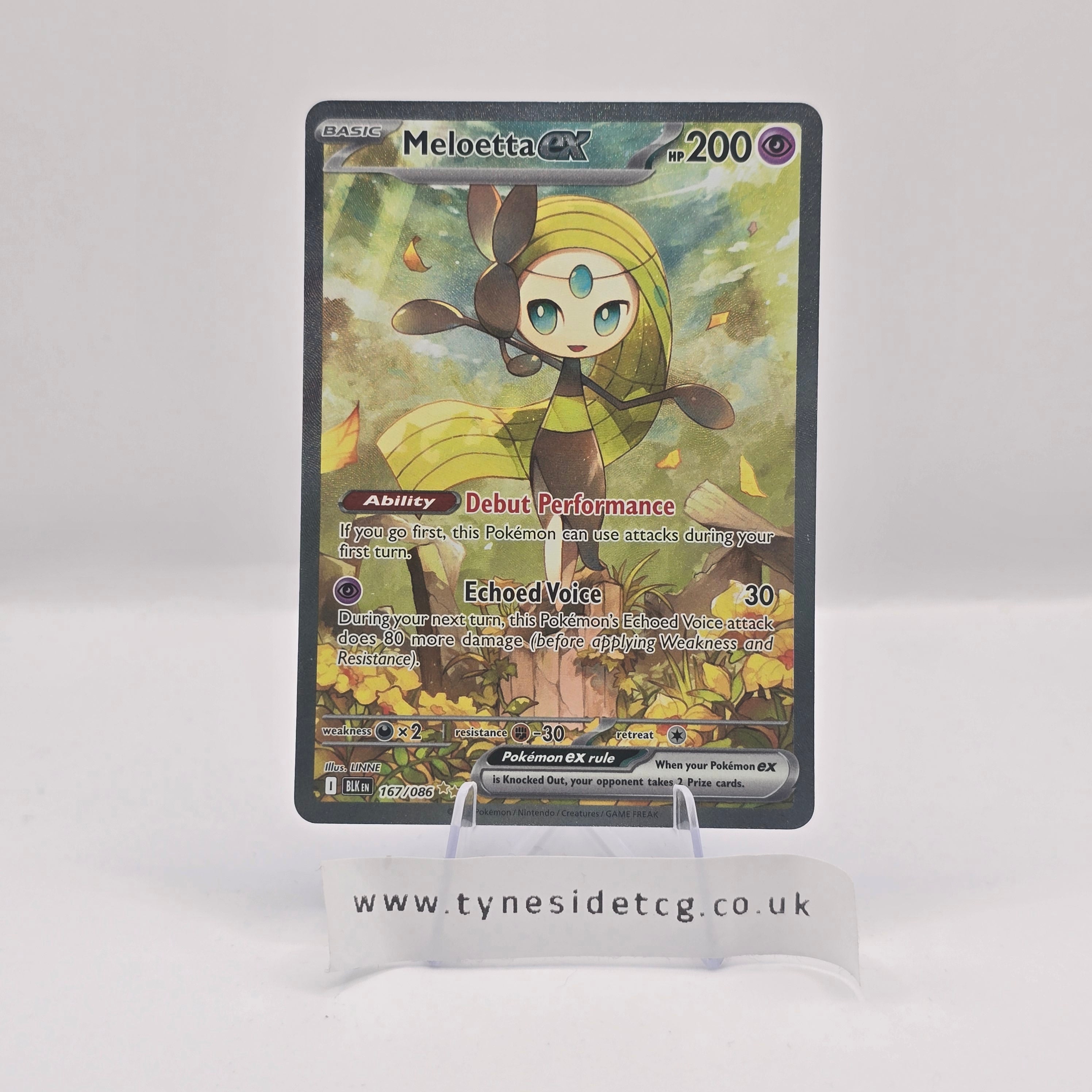 Meloetta ex 167/086 - Black Bolt (English Single)