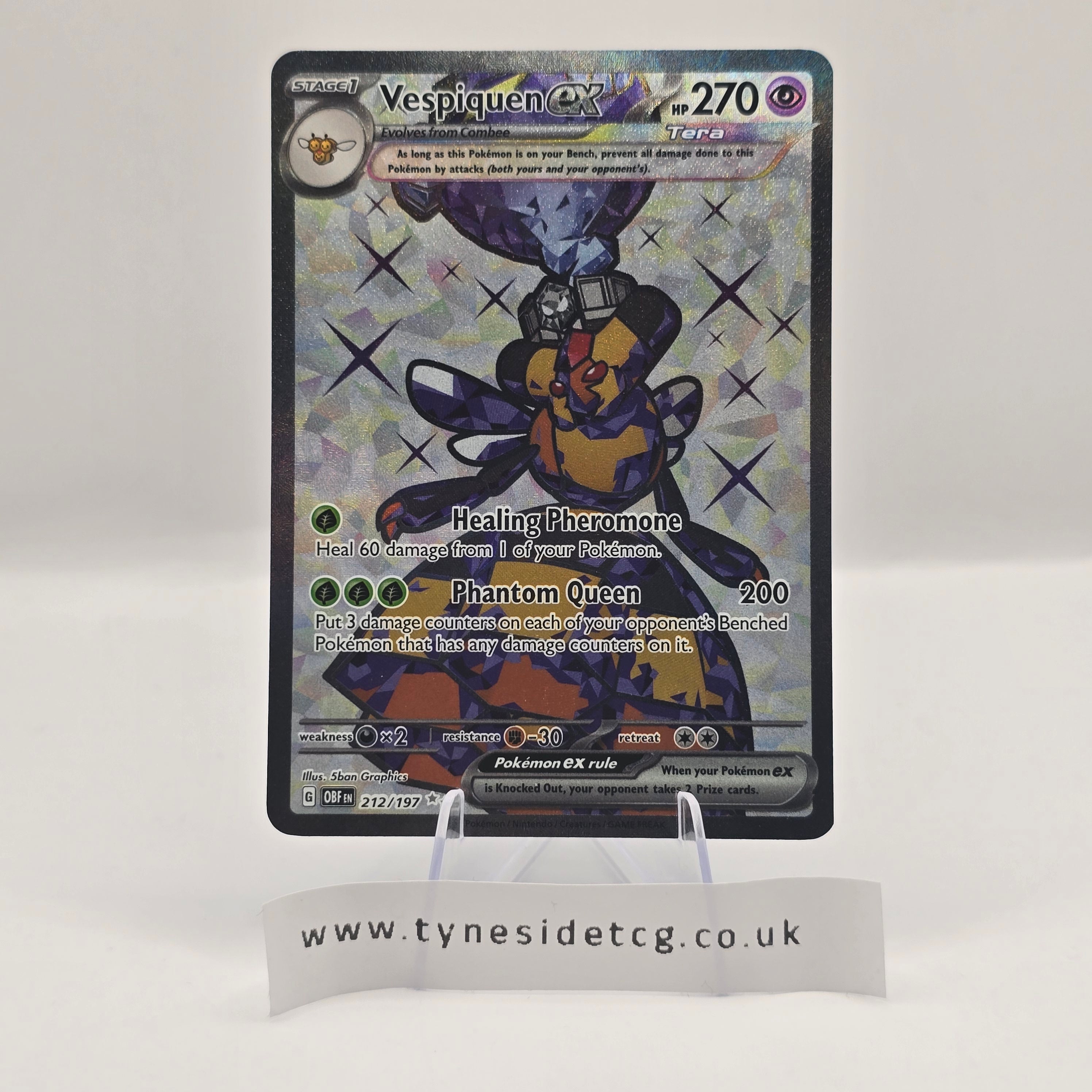 Vespiquen EX 212/197 – Obsidian Flames (English Single)