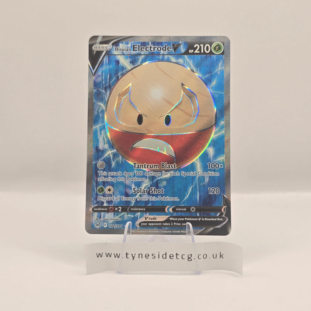 Hisuian Electrode V 172/196 - Lost Origin (English Pokemon TCG Single)