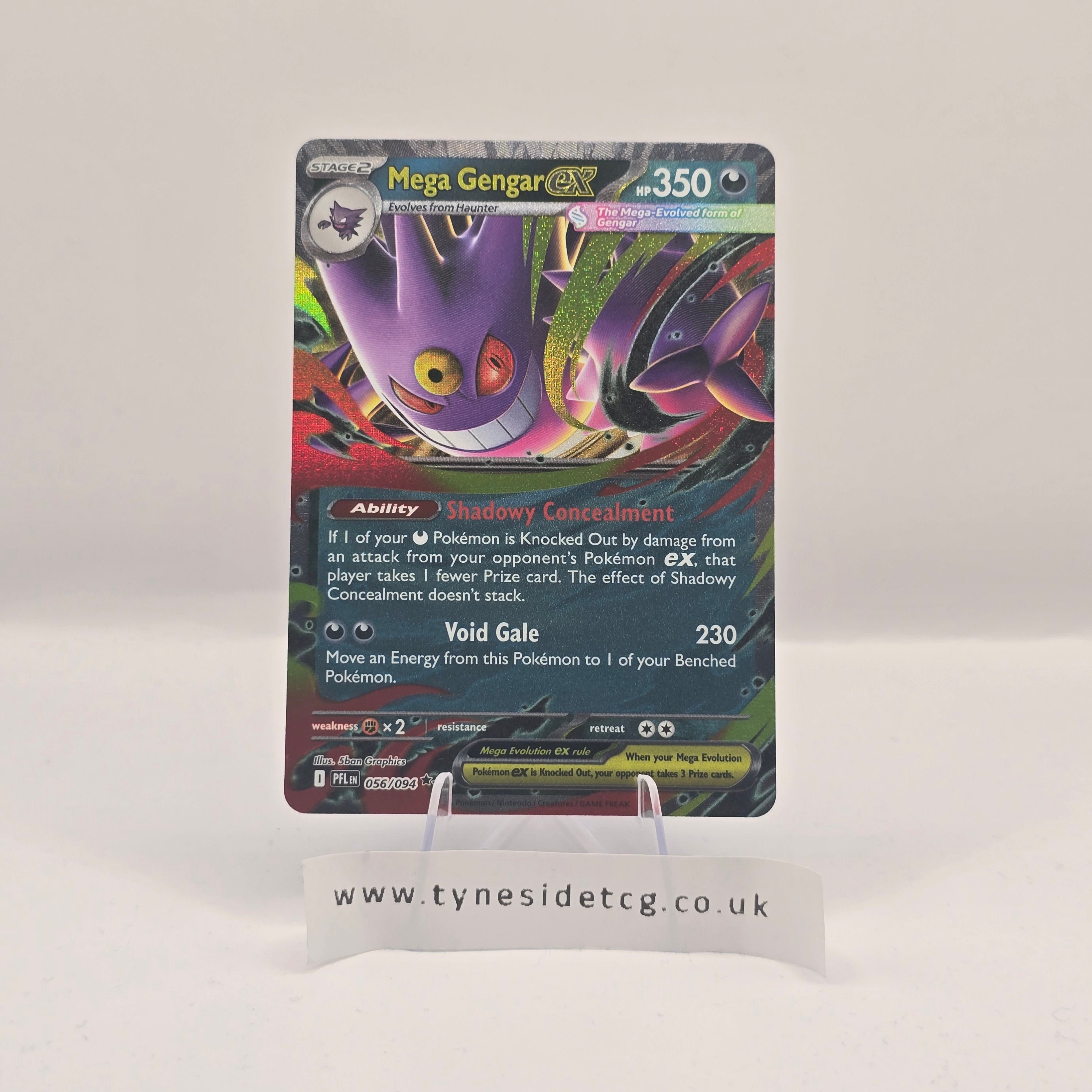 Mega Gengar EX 056/094 – Phantasmal Flames (English Single)