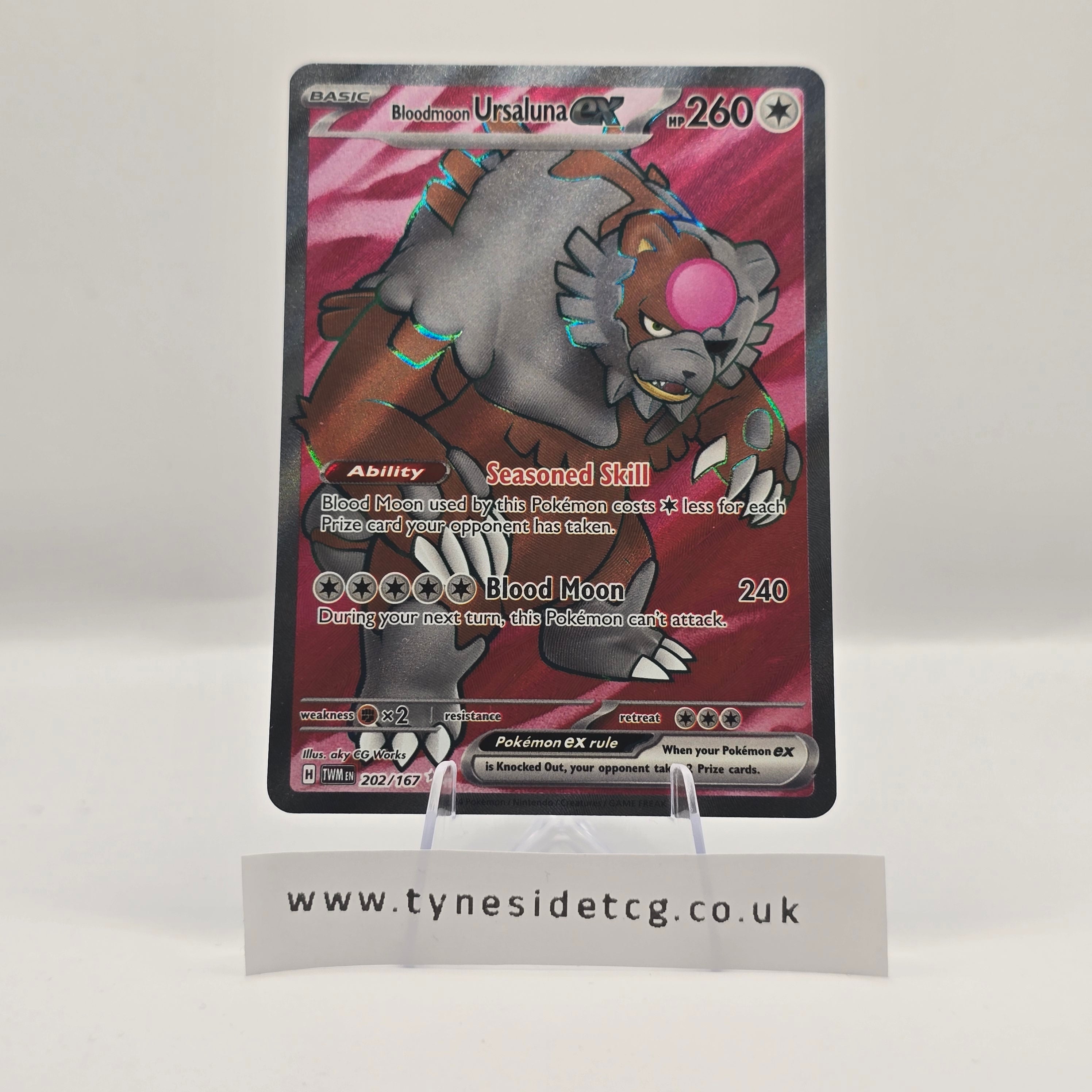 Bloodmoon Ursaluna ex 202/167 – Twilight Masquerade (English Single)