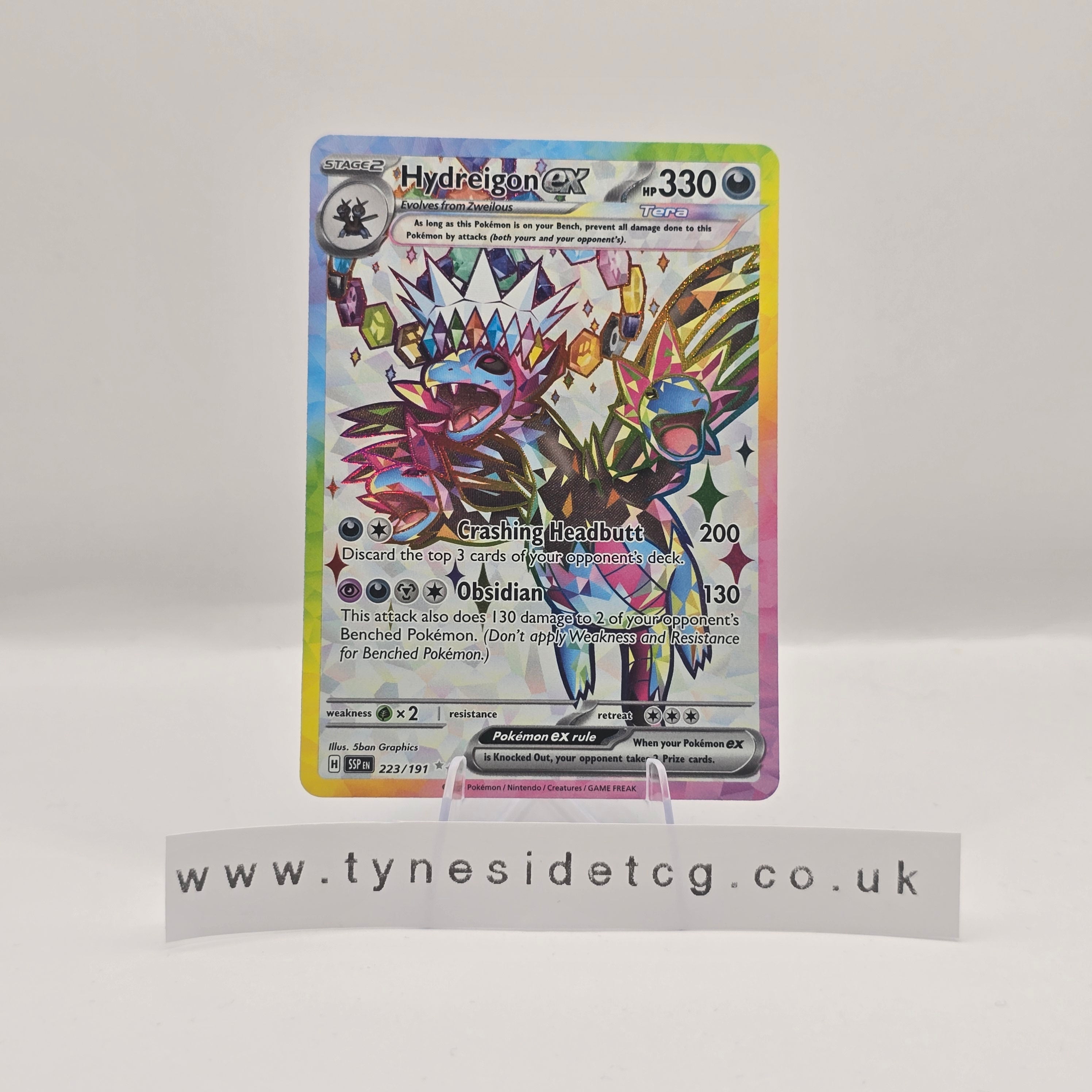 Hydreigon ex 223/191 - Surging Sparks (English Single)