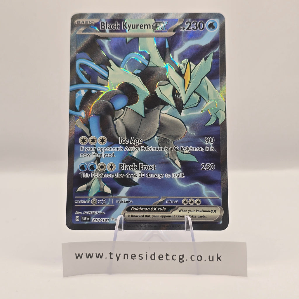 Black Kyurem ex 218/191 – Surging Sparks (English Single)