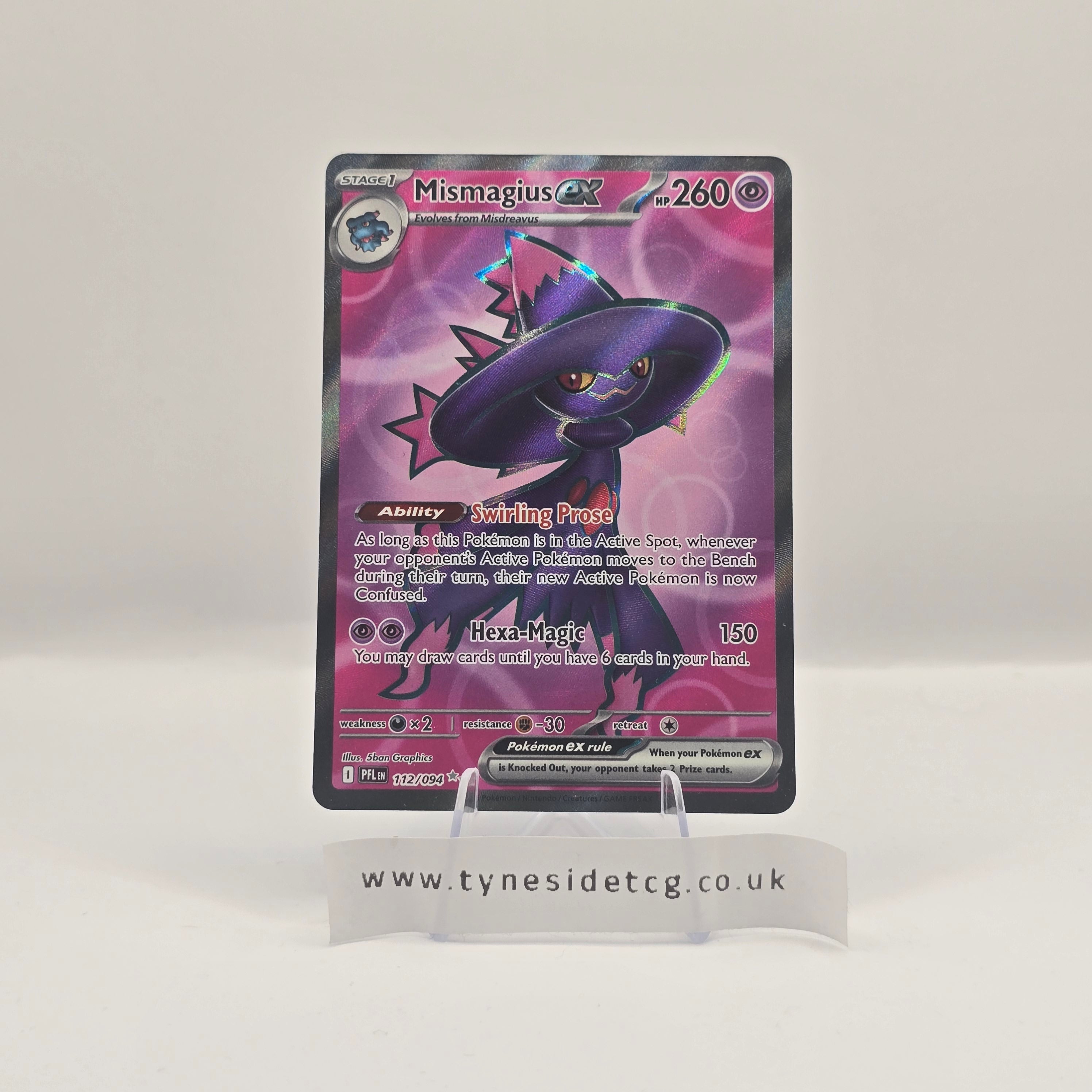 Mismagius ex 112/094 - Phantasmal Flames (English Pokemon TCG Single)