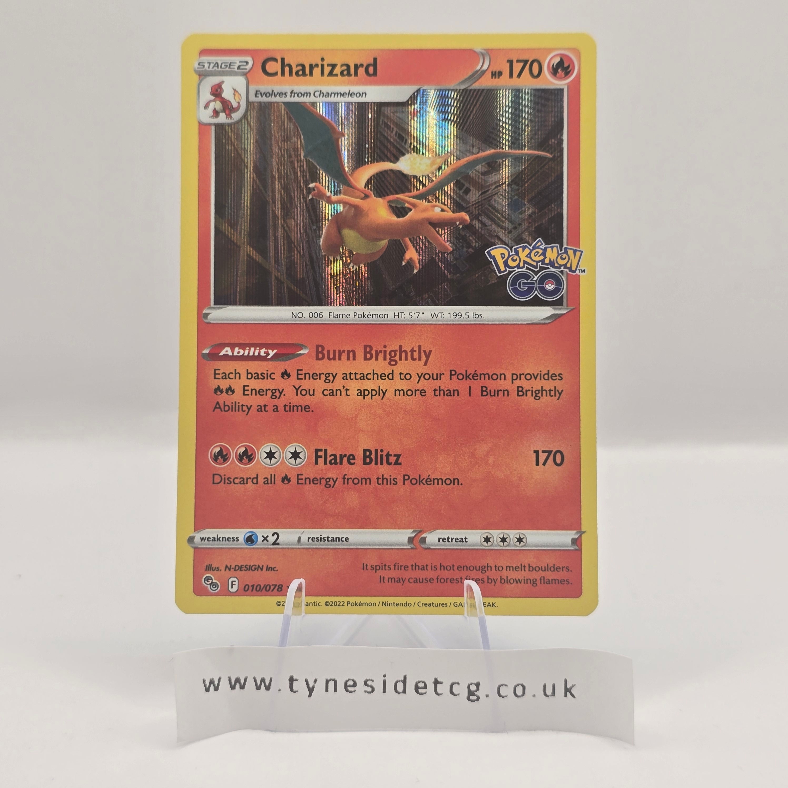 Charizard 010/078 – Pokémon GO (English Single)
