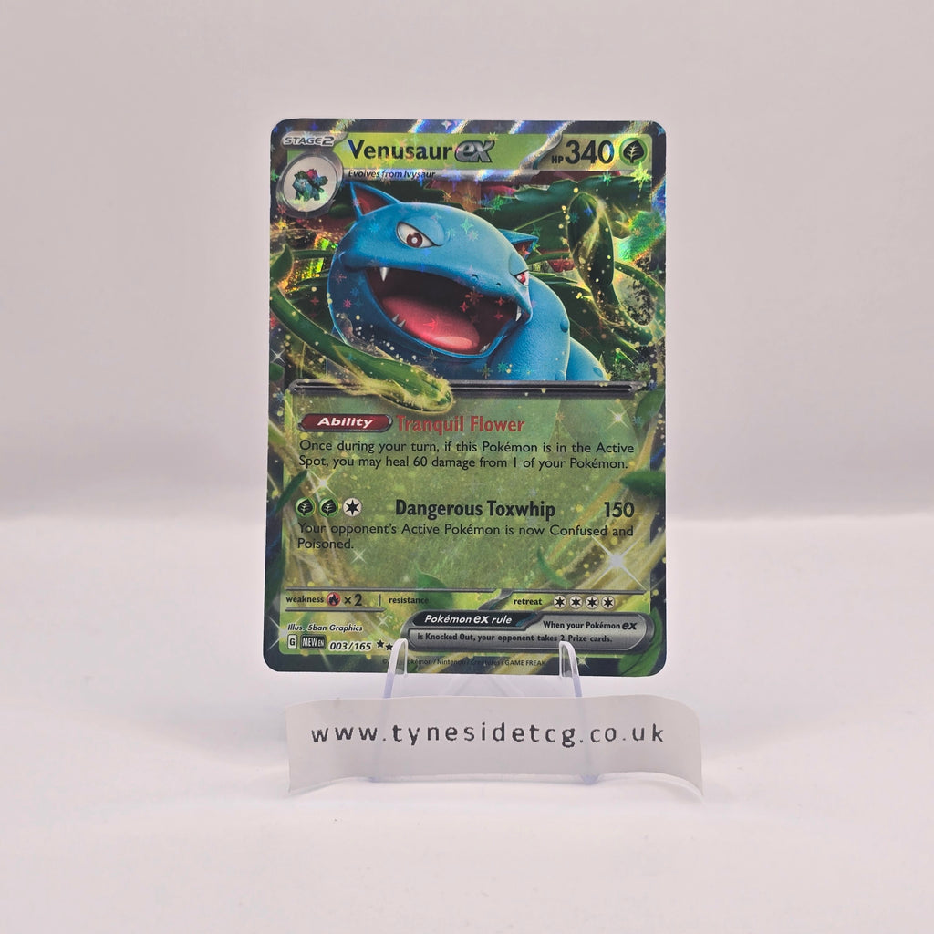 Venusaur ex 003/165 – Scarlet & Violet 151 (English Single)